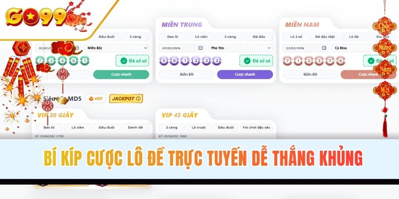 Bí kíp cược lô đề trực tuyến dễ thắng khủng